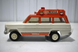 60's Tonka Mini Wagoneer Rescue Van, Good Original Toy