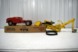 60's Tonka Chasse; Missing Cab, 60's Tonka Trencher; Missing Tracks