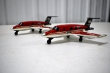 (2) 70's Tonka Lear Jets