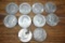 (10) Kennedy Half Dollars