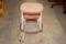 Vintage 2 Step Foldable Stool