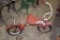 Vintage Front Pedal Children's Bike with Training Wheels