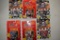 (6)Assorted Racing Champions World of Outlaws Replicas Cars on Cards