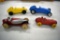 Boat Tail Racers: Auburn Rubber Corp Toy Car, Processed Plastics Co Toy Car, The Sun Rubber Co Toy