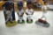 (3) MN Twins Bobble Heads: Winfield, Puckett, Torii Hunter; Koskie Batting Figure on Platform