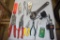 Assorted Tools: Crescent Wrench, Wire Stripper, Black and Decker Corded Screwdriver, and More