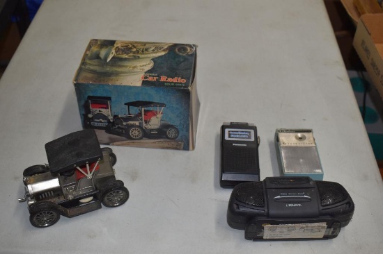 Antique Car Replica Radios, Assorted Vintage Radios,