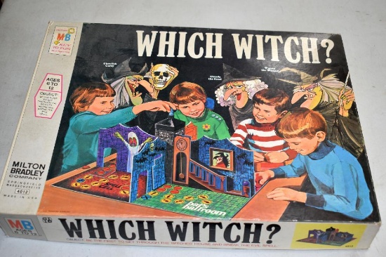 Vintage "Which Witch" By Milton Bradley Company; May be Missing Pieces