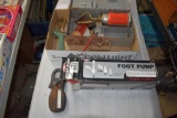 Vintage Torch Kit, Foot Air Pump, Vintage Amprobe