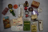 Roble & Nord, Inc. Zumbrota, MN IH Thermometer, Vintage Razor Planer, Pioneer Seed Corn Tags