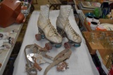 Vintage Roller Skates, Ice Skate Blade Attachments