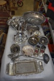 Silver Plated Serving Platters, Other Silver Plated Items