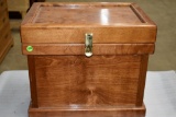 Wood Case with Hinge Top: 13.5