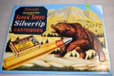 Winchester Super Speed Silver Tip Cartridges Reproduction Tin Sign