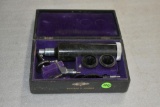 Vintage Doctor Ophthalmoscope Set in Case