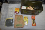 Ammo Box with Assorted Fishing Supplies