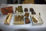 Assorted Ammo: (4) Shots 30 Cal, (38) Shots 308 Win, (38) Shots Vintage Unmarked Ammo in (5)