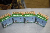 Assorted Ammo: (4) Boxes of (25) Remington 12 ga 2 3/4