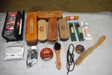 Kiwi Horse Hair Brushes, Shoe Polish, Assorted Shoe Laces, Kiwi Leather Care Kit; Incomplete