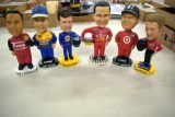 (6) Assorted Bobble Heads: Kenny Bernstein, Jeff Green, Michael Waltrip, Juan Montoya, Jimmy