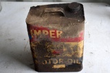 Vintage Imperial Motor Oil Can