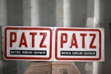 Tin Patz Material Handling Equipment Sign