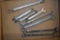(8) Snap-On Open End Box End Wrenches, SAE and Metric