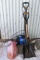 Snow Shovels, Gas Cans, 1500 Watt Electric Heater