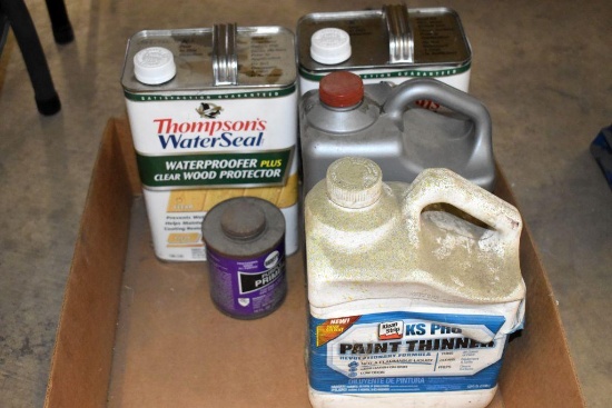 Wood Sealer, Paint Thinner