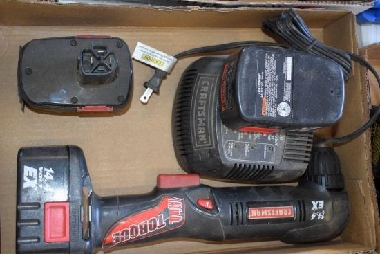 Craftsman 14.4V EX Driver with (3) Batteries and Charger