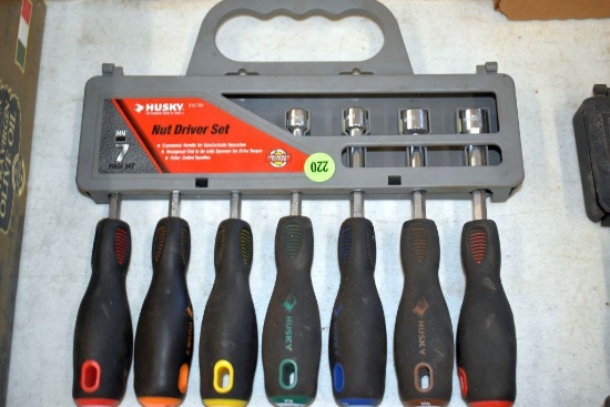 Husky 7 Pc Nut Driver Set, Metric