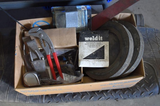 Blue Point Pipe Wrench Pliers, Leather Pliers Holders with Pliers, Replacement Welding Lens,