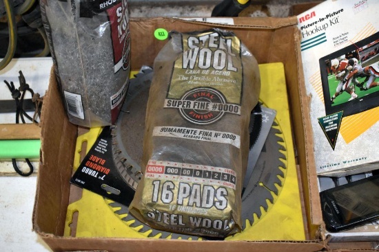 Steel Wool, Assorted Saw Blades