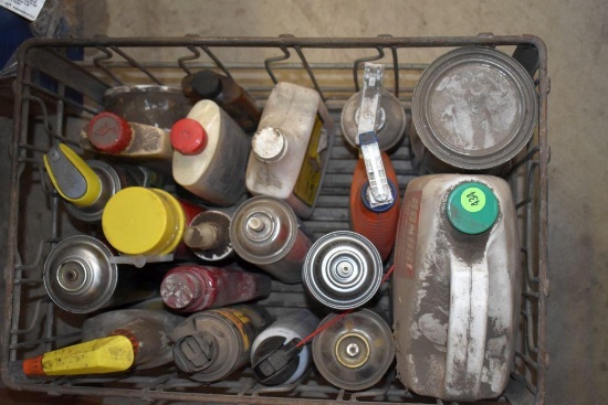 Assorted Paints and Shop Supplies