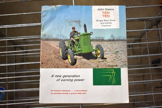 John Deere 1010 Row Crop and Utility Tractors Sales Brochure