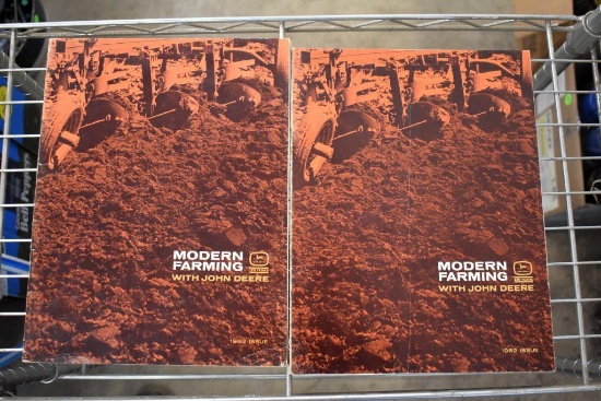 (2) John Deere Modern Faming Sales Magazines