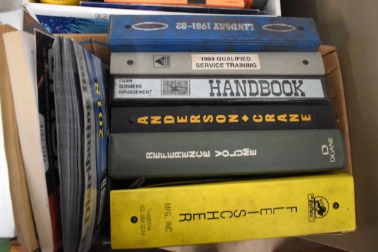 Assorted Tractor and Part Manuals and Hand Books