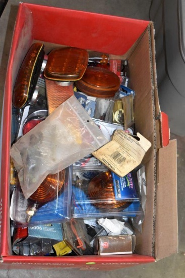 Box of Trailers Lights and Automotive Wiring