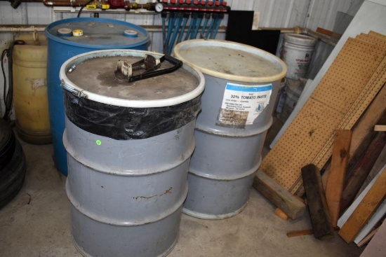 Assorted Metal and Poly Barrels
