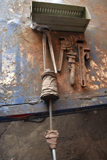 Pipe Wrenches, Shop Built Nail Puller