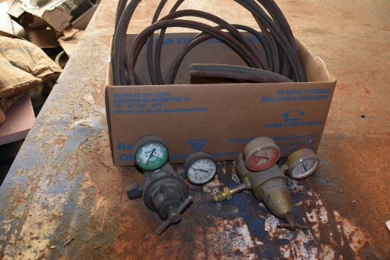 Torch Regulator Gauges, Torch Hose