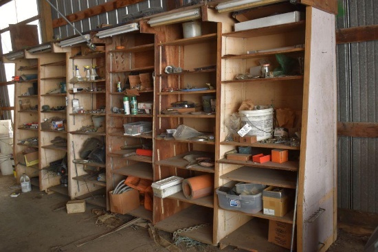 6 Bay Shelving Unit, 195"x87": Buyer Responsible for Removal and Loading