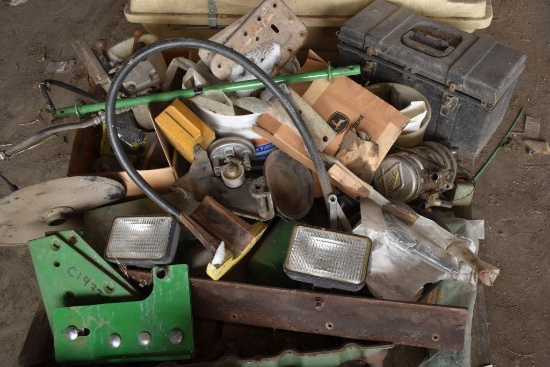 Pallet Containing Tractor Parts; Mostly John Deere