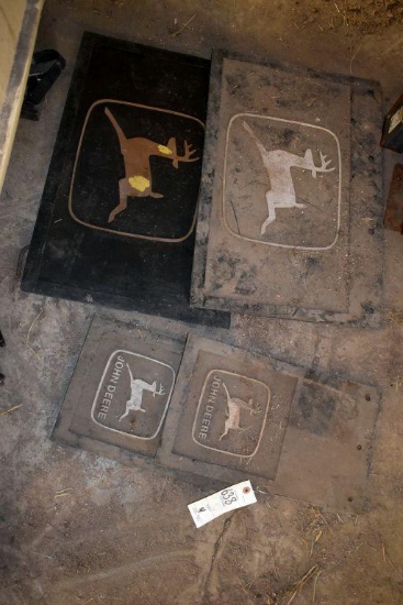 (4) John Deere Rubber Mud Flaps