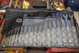 John Deere 20 Pc Metric Full Polished Combination Wrench Set