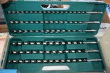 (2) Auger Bit Sets with Cases