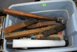 Wire Brushes, Tape Measures, Light
