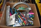 Flashlights, Putty Knives, Lights, Rain Gauges, Pens, Pencils, Tape Measure