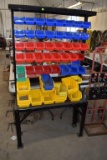 Free standing Metal Hardware Organizer with Caddies