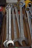 Large Open End Box End Wrenches: 2